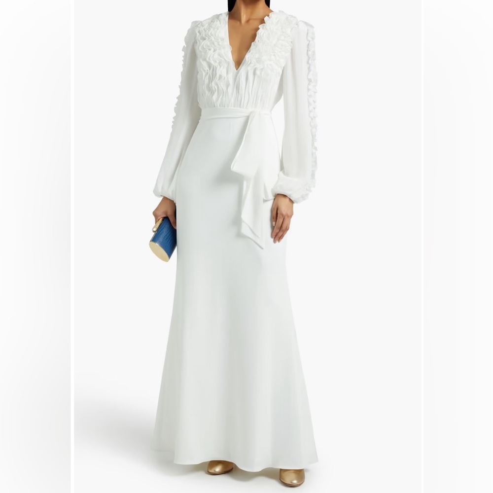 Bradley Mishka White Maxi dress